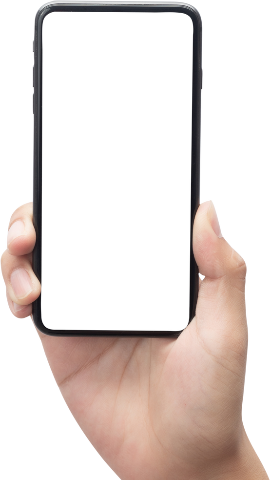 Hand Holding a Smartphone Mockup